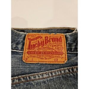 VTG Lucky Brand Mens Jeans Classic Fit Regular Length Dungarees Size 34